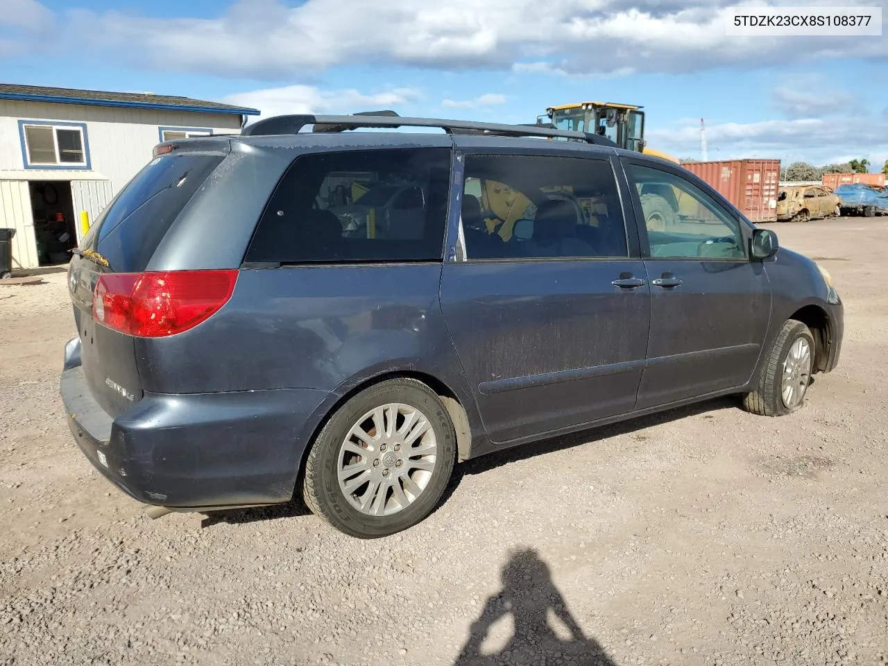 2008 Toyota Sienna Ce VIN: 5TDZK23CX8S108377 Lot: 69717074