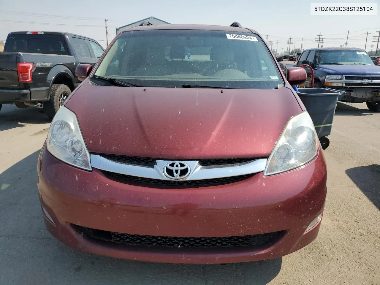 5TDZK22C38S125104 2008 Toyota Sienna Xle