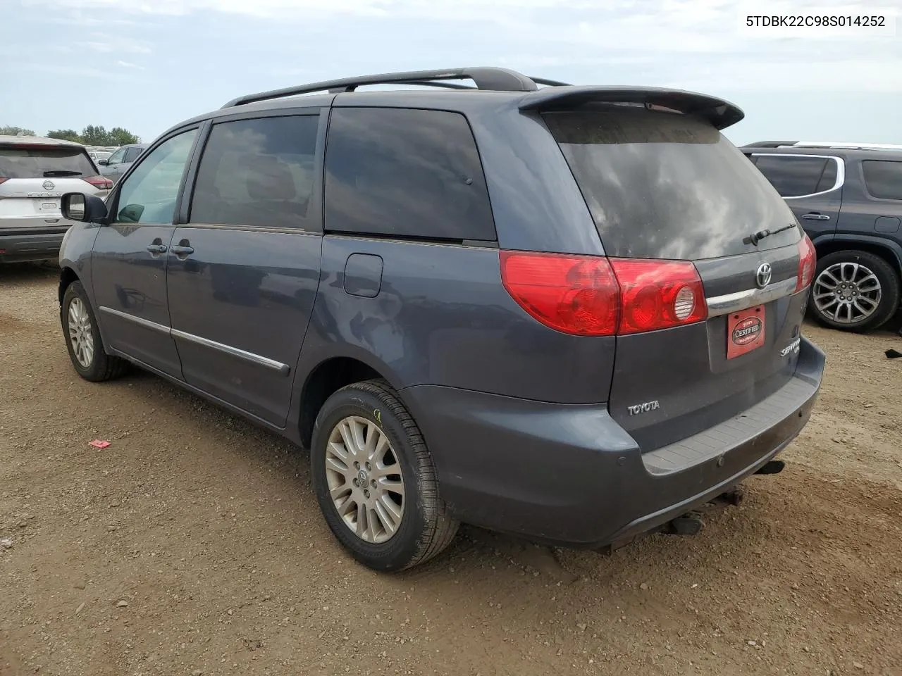 5TDBK22C98S014252 2008 Toyota Sienna Xle