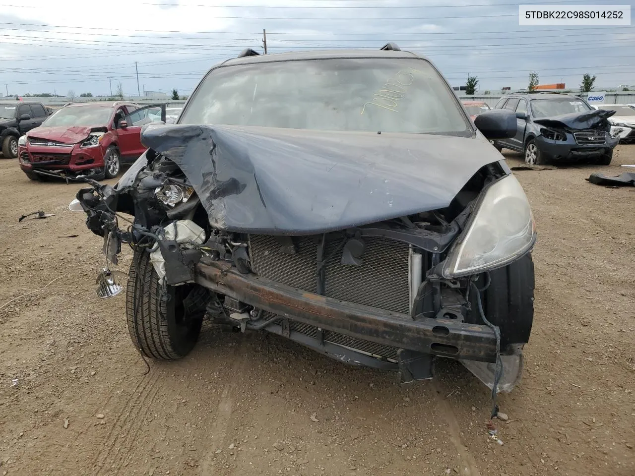 5TDBK22C98S014252 2008 Toyota Sienna Xle