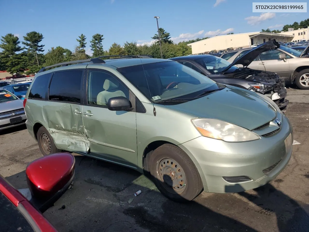 5TDZK23C98S199965 2008 Toyota Sienna Ce