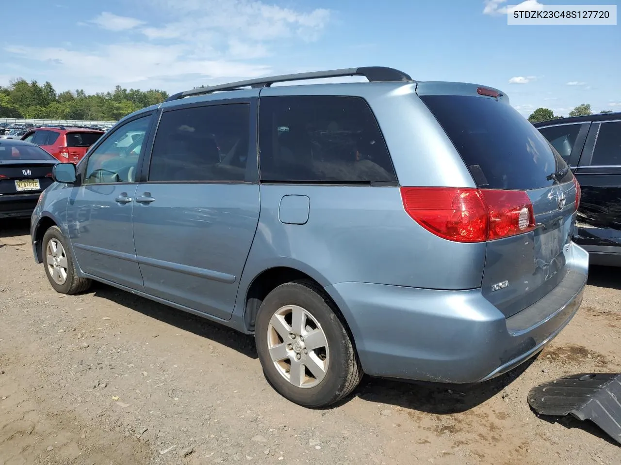 2008 Toyota Sienna Ce VIN: 5TDZK23C48S127720 Lot: 70431004