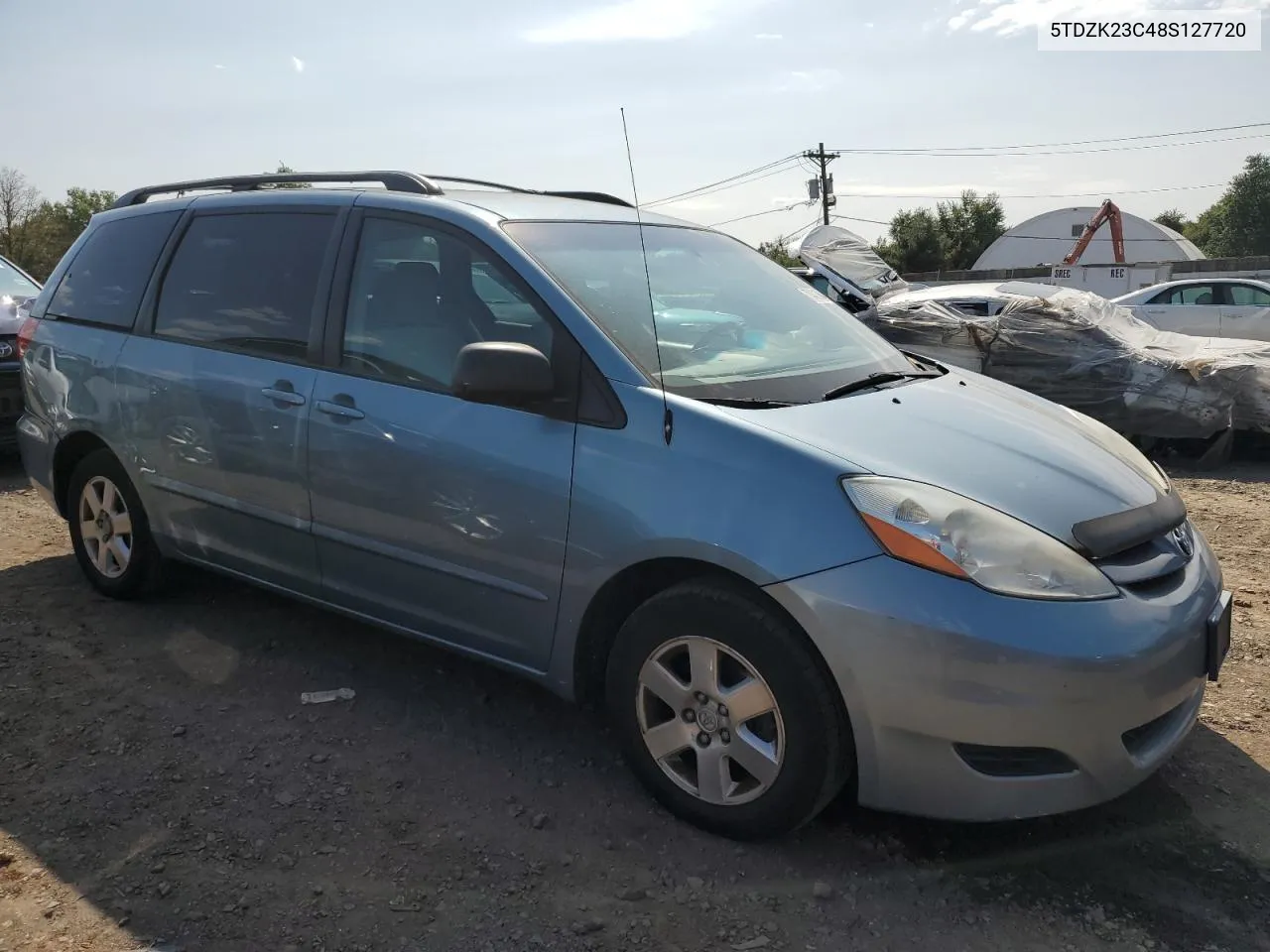 2008 Toyota Sienna Ce VIN: 5TDZK23C48S127720 Lot: 70431004