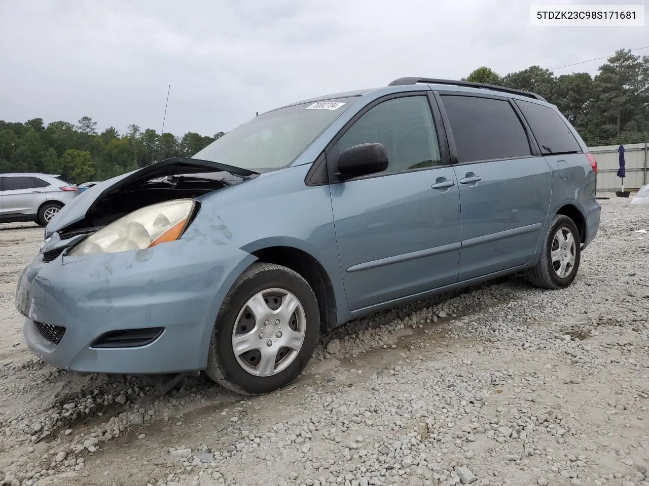 5TDZK23C98S171681 2008 Toyota Sienna Ce