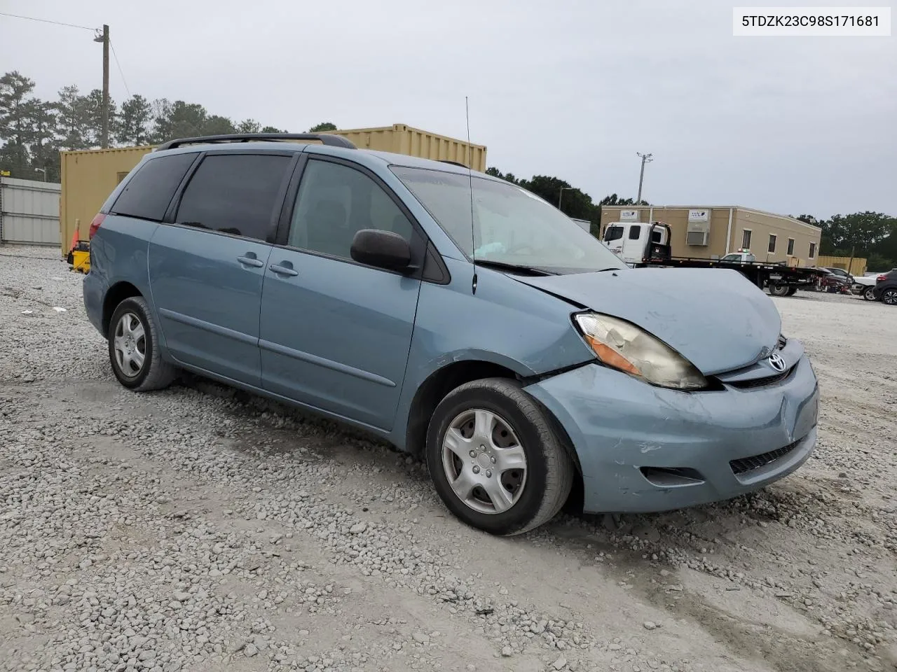 2008 Toyota Sienna Ce VIN: 5TDZK23C98S171681 Lot: 70692704