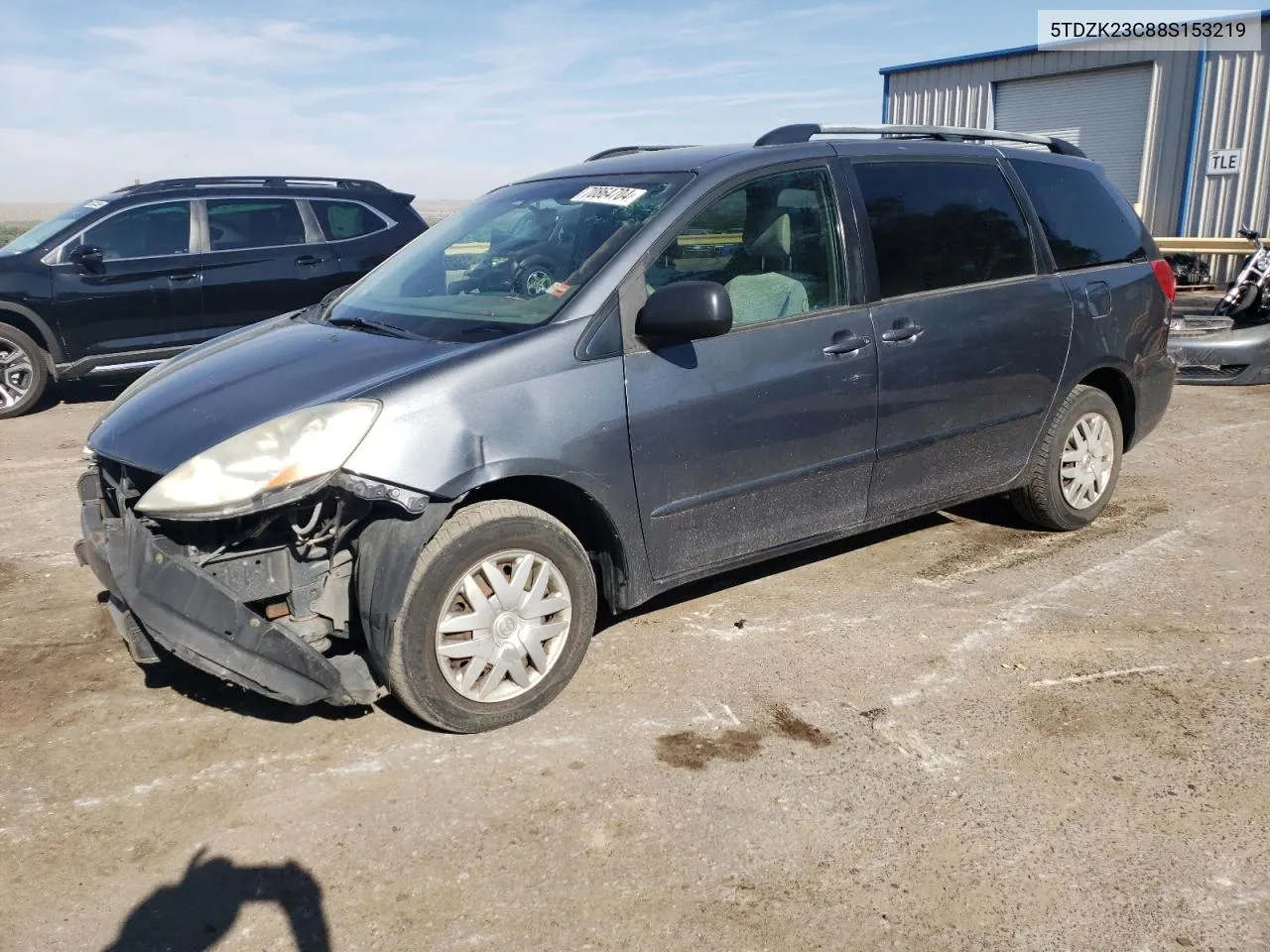 5TDZK23C88S153219 2008 Toyota Sienna Ce