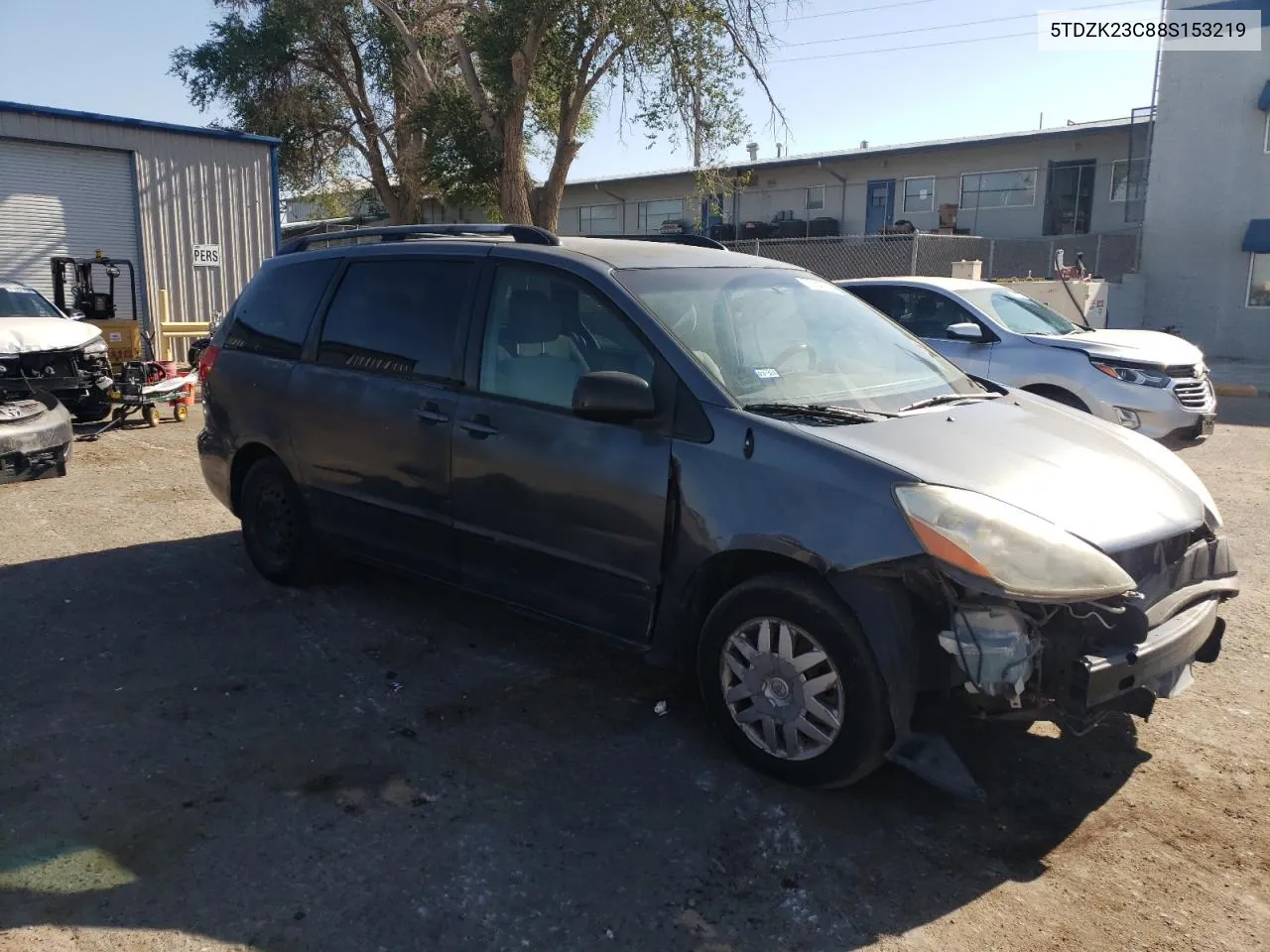 2008 Toyota Sienna Ce VIN: 5TDZK23C88S153219 Lot: 70864704