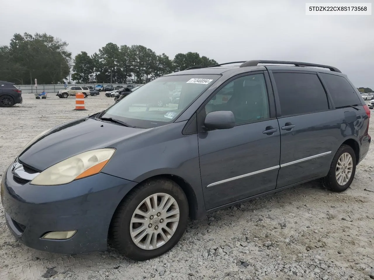 5TDZK22CX8S173568 2008 Toyota Sienna Xle