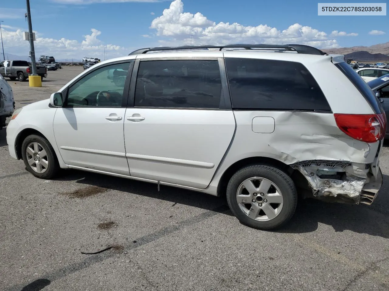 5TDZK22C78S203058 2008 Toyota Sienna Xle