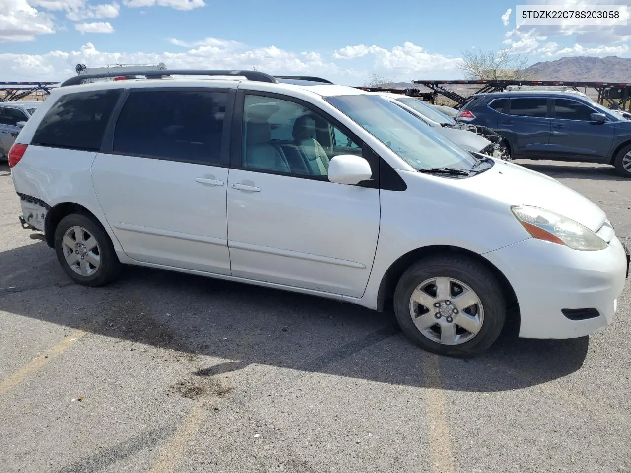 5TDZK22C78S203058 2008 Toyota Sienna Xle