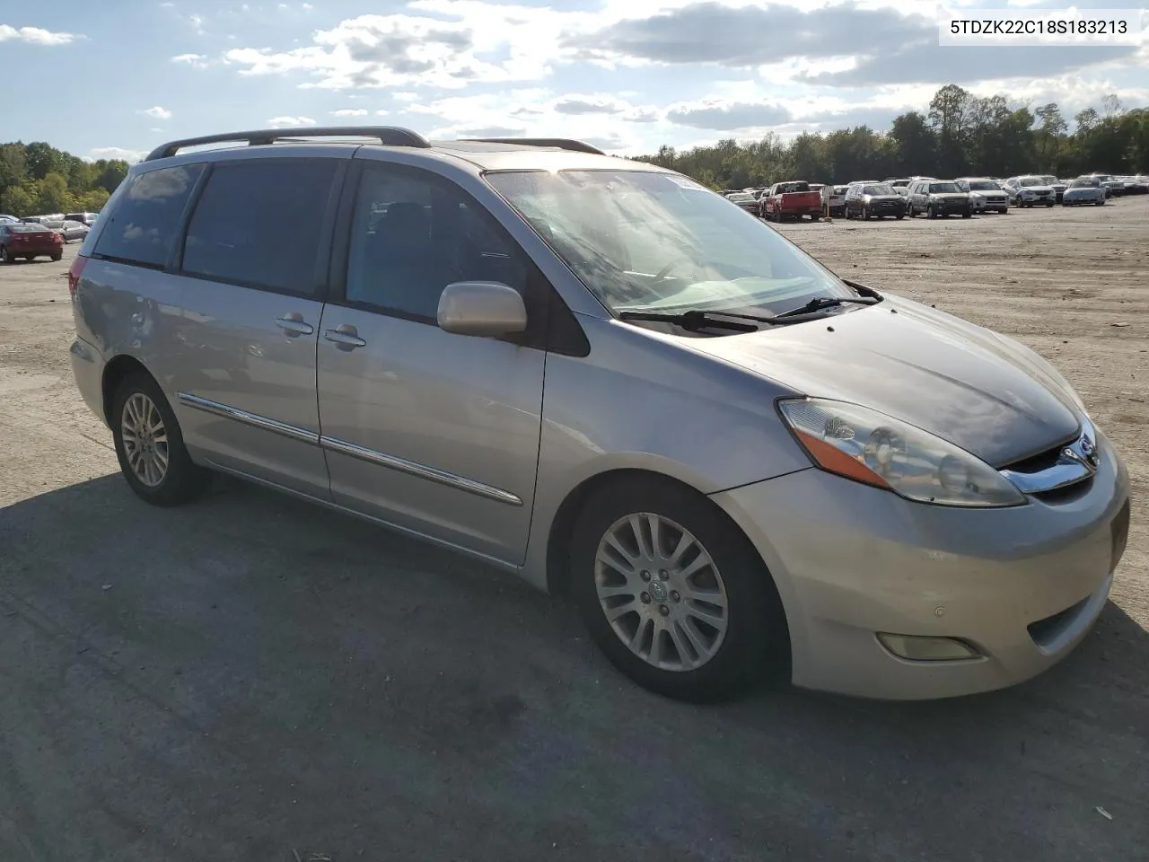 2008 Toyota Sienna Xle VIN: 5TDZK22C18S183213 Lot: 72261304