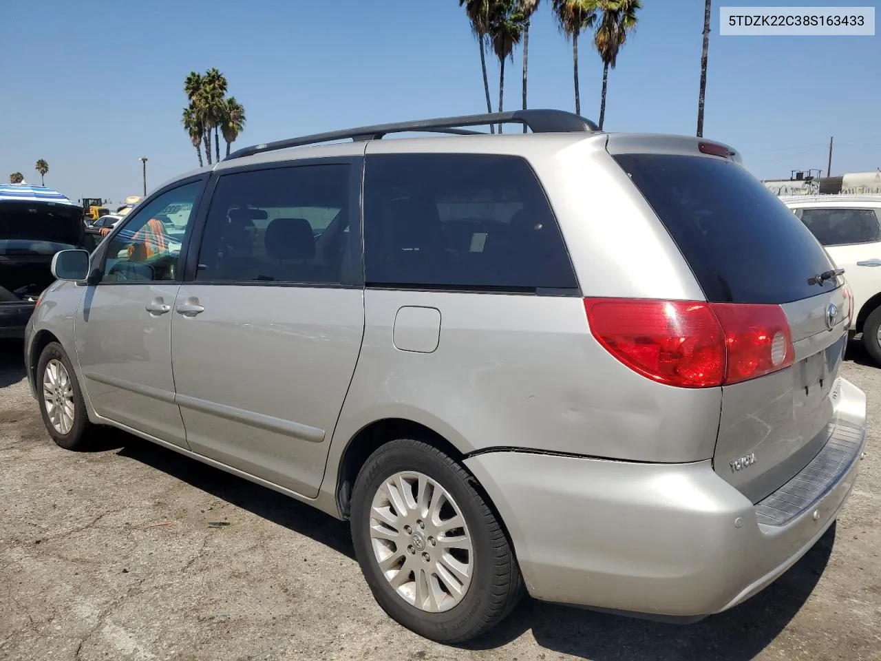 2008 Toyota Sienna Xle VIN: 5TDZK22C38S163433 Lot: 72265584