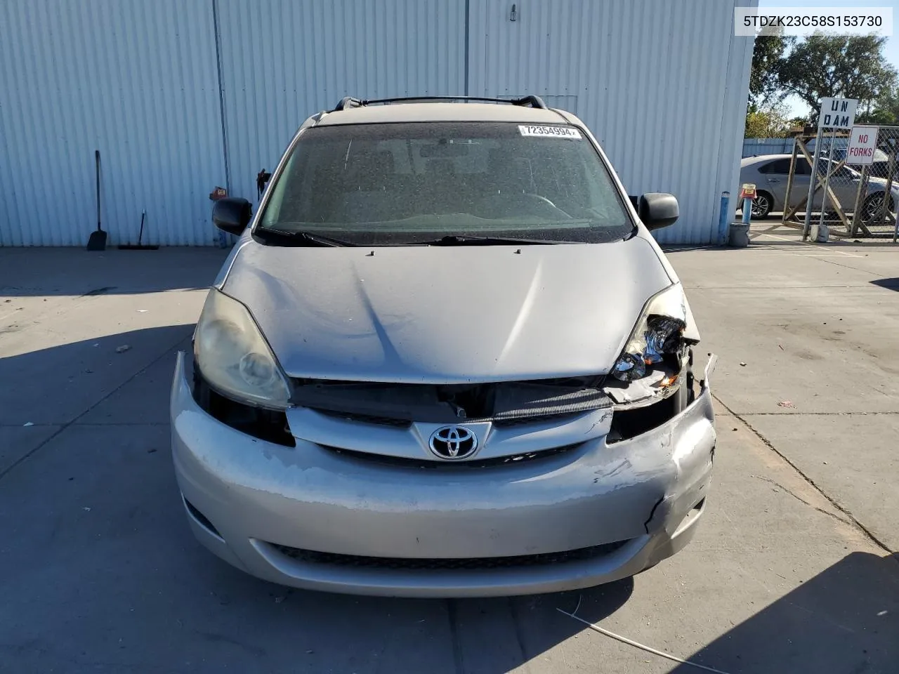 5TDZK23C58S153730 2008 Toyota Sienna Ce