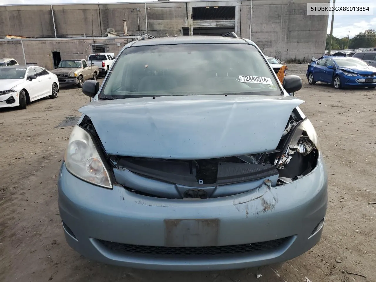 5TDBK23CX8S013884 2008 Toyota Sienna Le