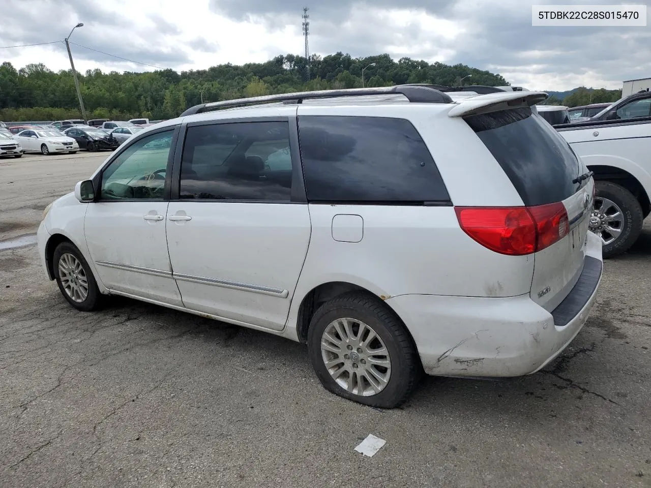 2008 Toyota Sienna Xle VIN: 5TDBK22C28S015470 Lot: 72498074