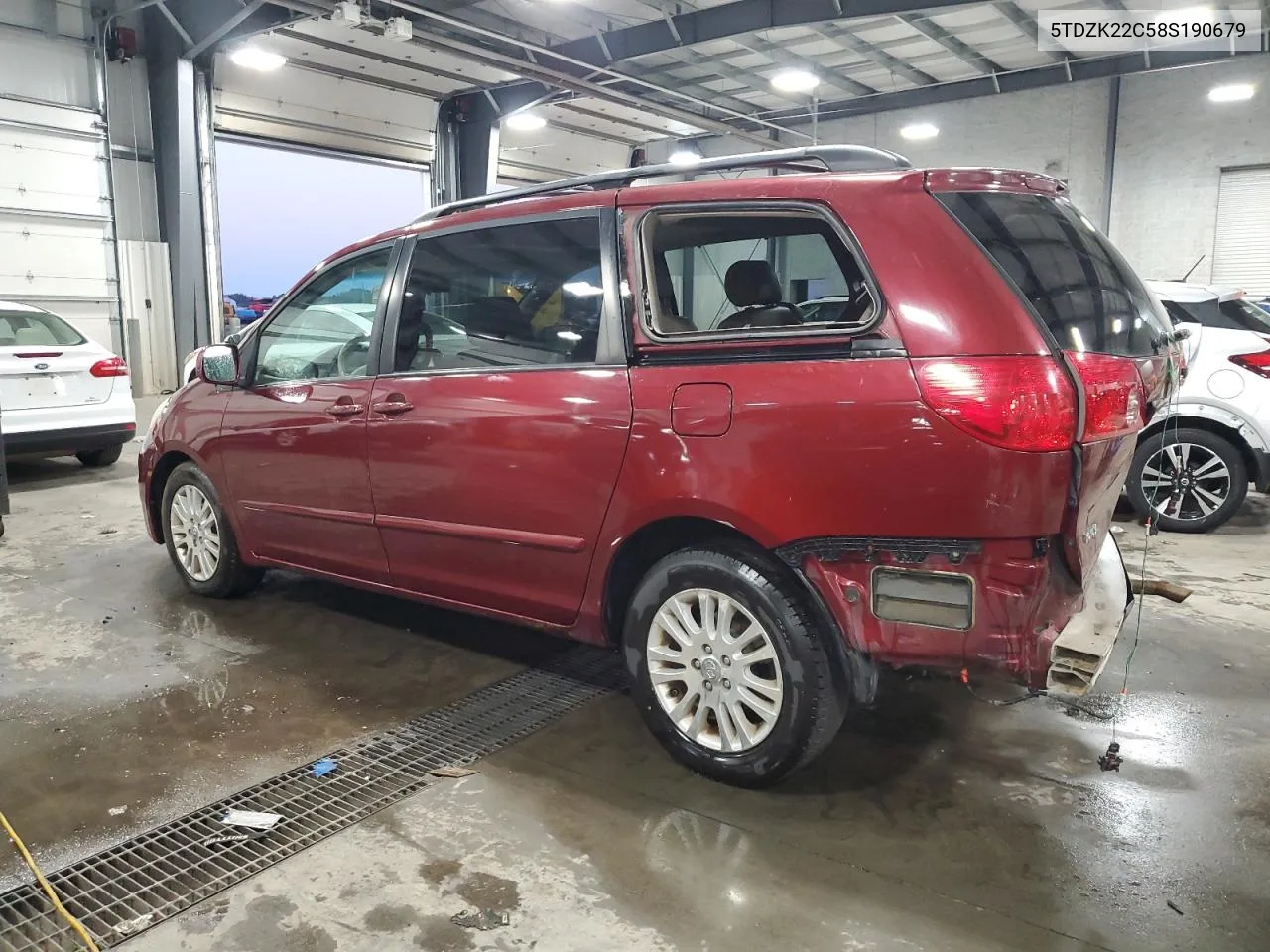 2008 Toyota Sienna Xle VIN: 5TDZK22C58S190679 Lot: 72539244