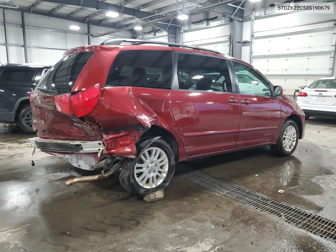 2008 Toyota Sienna Xle VIN: 5TDZK22C58S190679 Lot: 72539244