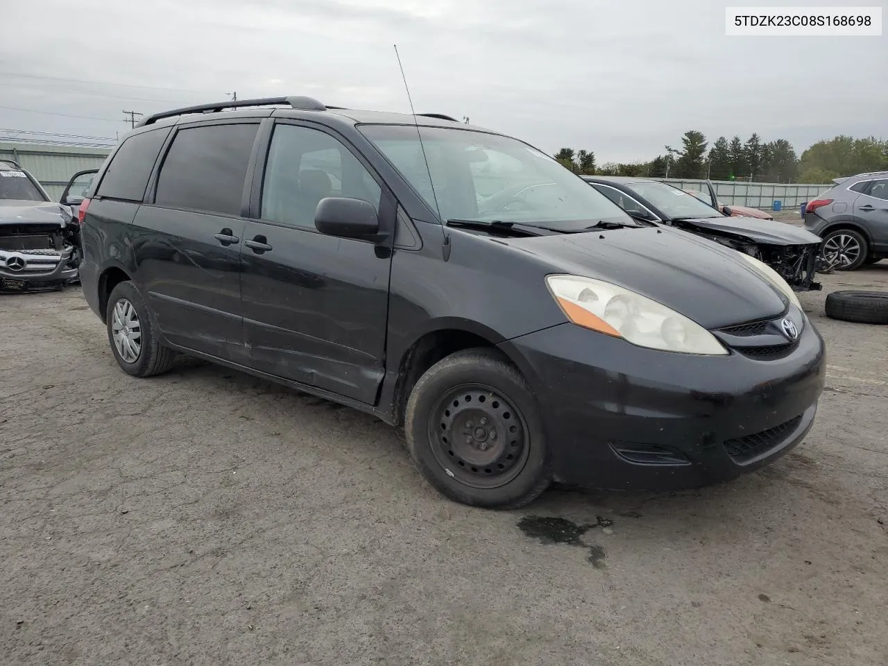 2008 Toyota Sienna Ce VIN: 5TDZK23C08S168698 Lot: 72589234