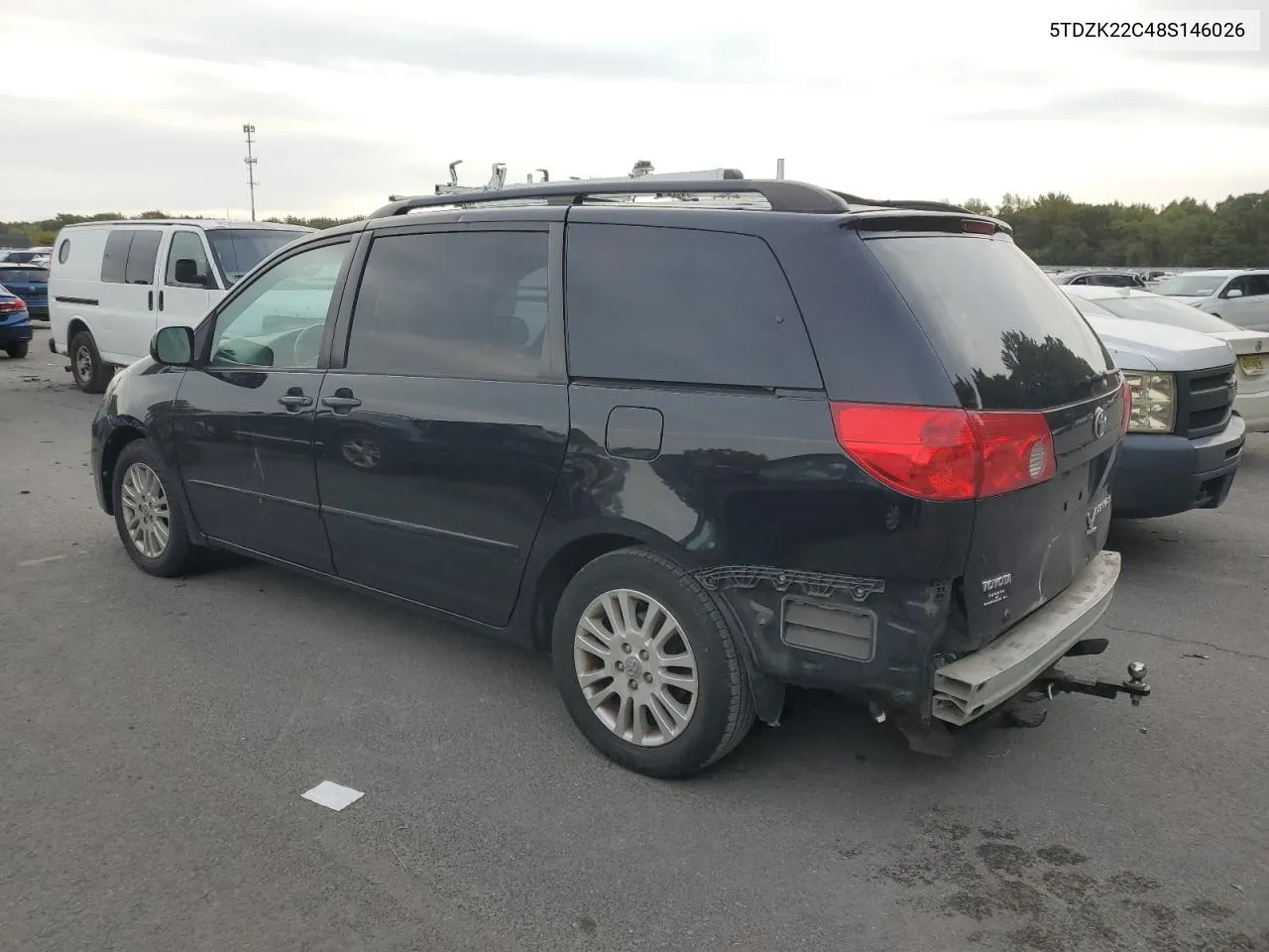 2008 Toyota Sienna Xle VIN: 5TDZK22C48S146026 Lot: 72618214