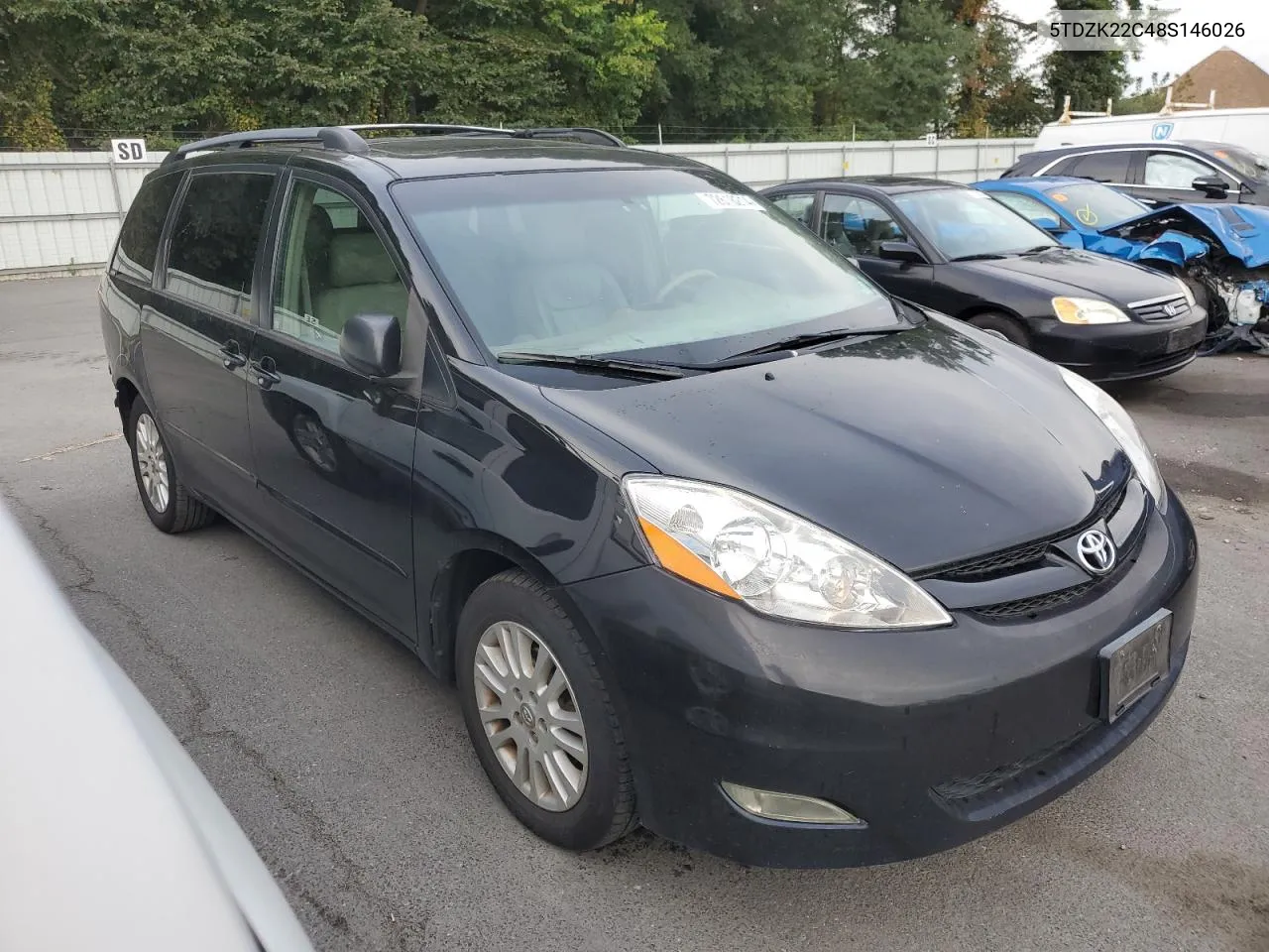 5TDZK22C48S146026 2008 Toyota Sienna Xle