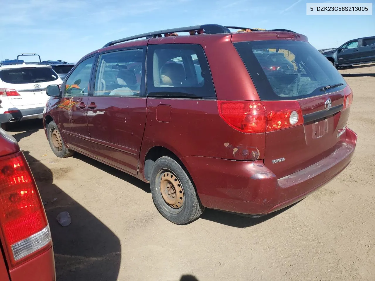 2008 Toyota Sienna Ce VIN: 5TDZK23C58S213005 Lot: 72699774