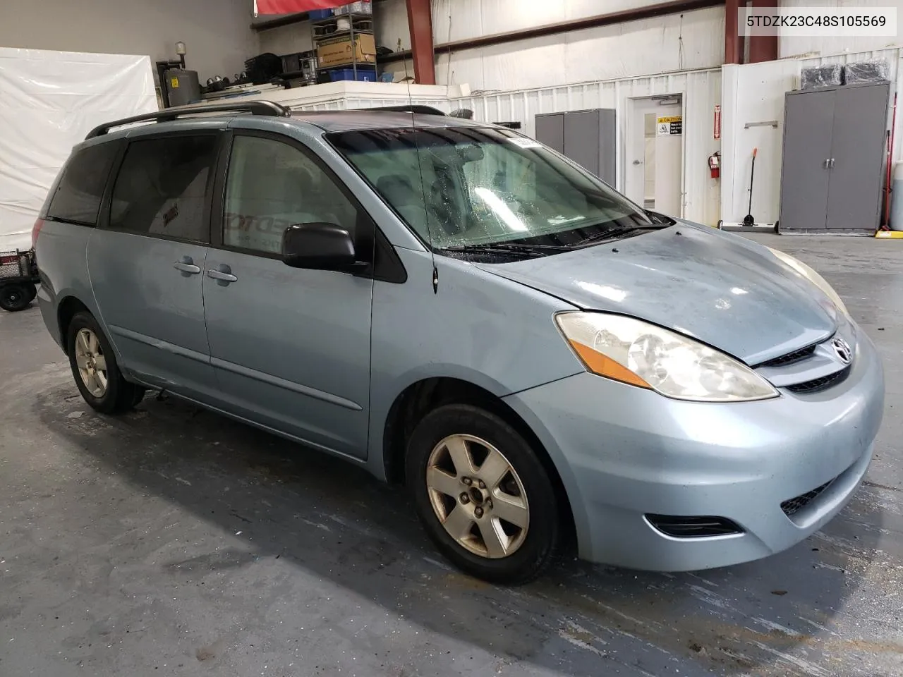 2008 Toyota Sienna Ce VIN: 5TDZK23C48S105569 Lot: 73588454