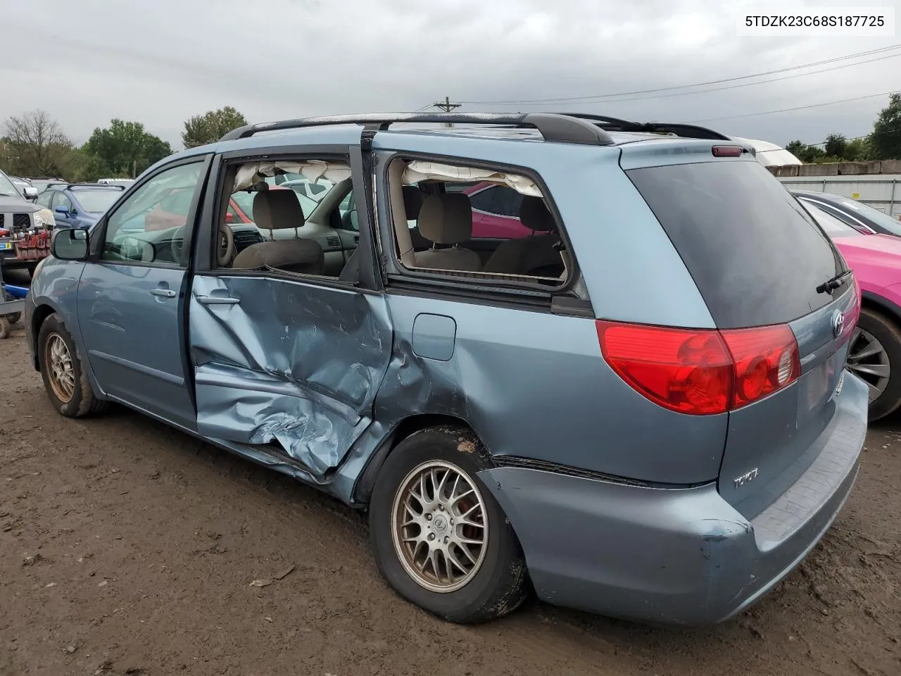 5TDZK23C68S187725 2008 Toyota Sienna Ce