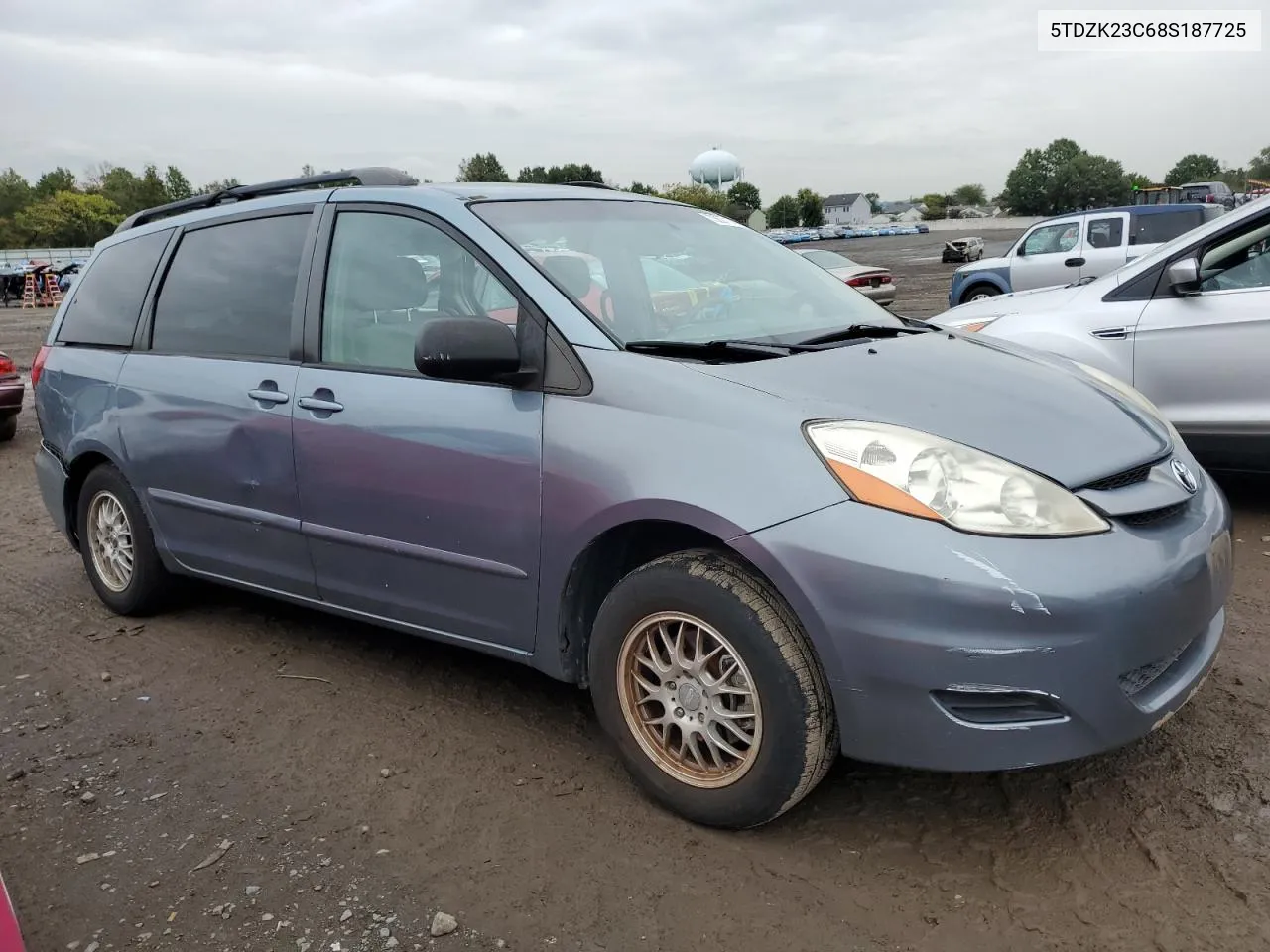 2008 Toyota Sienna Ce VIN: 5TDZK23C68S187725 Lot: 73607174