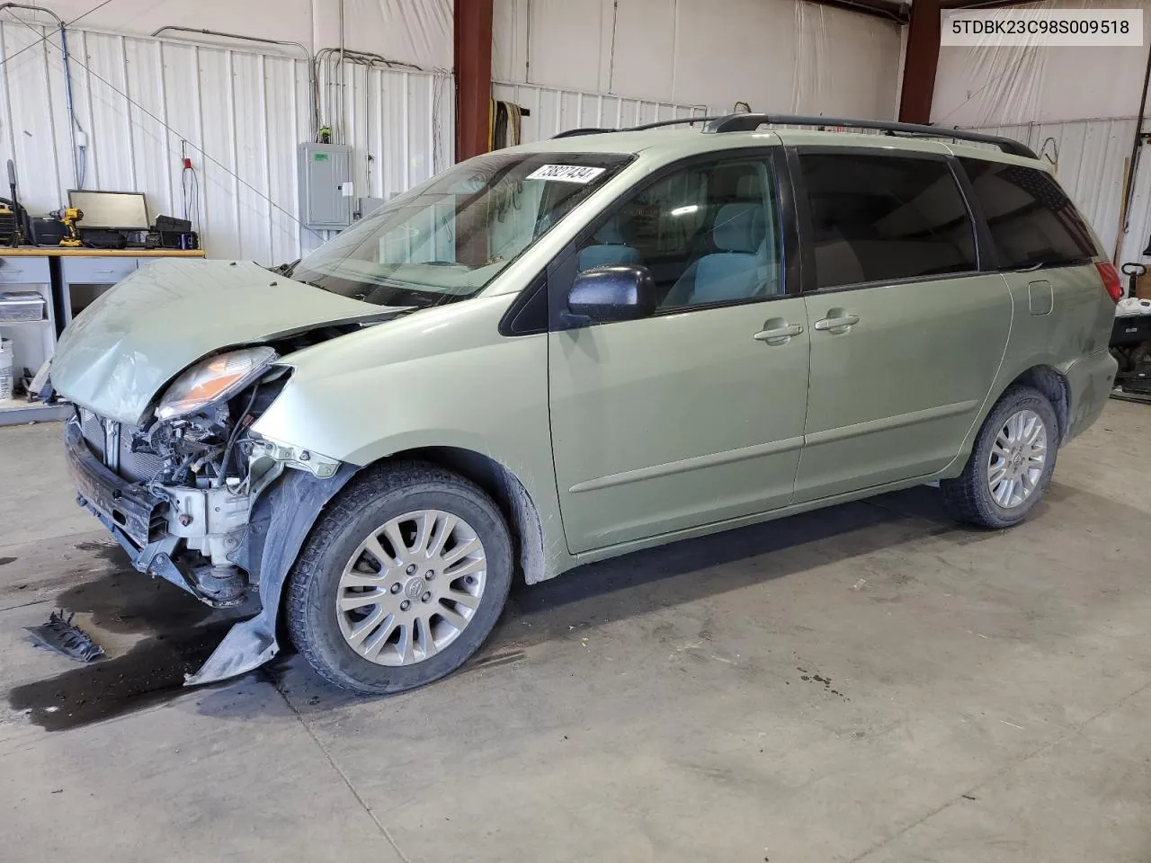 2008 Toyota Sienna Le VIN: 5TDBK23C98S009518 Lot: 73827434