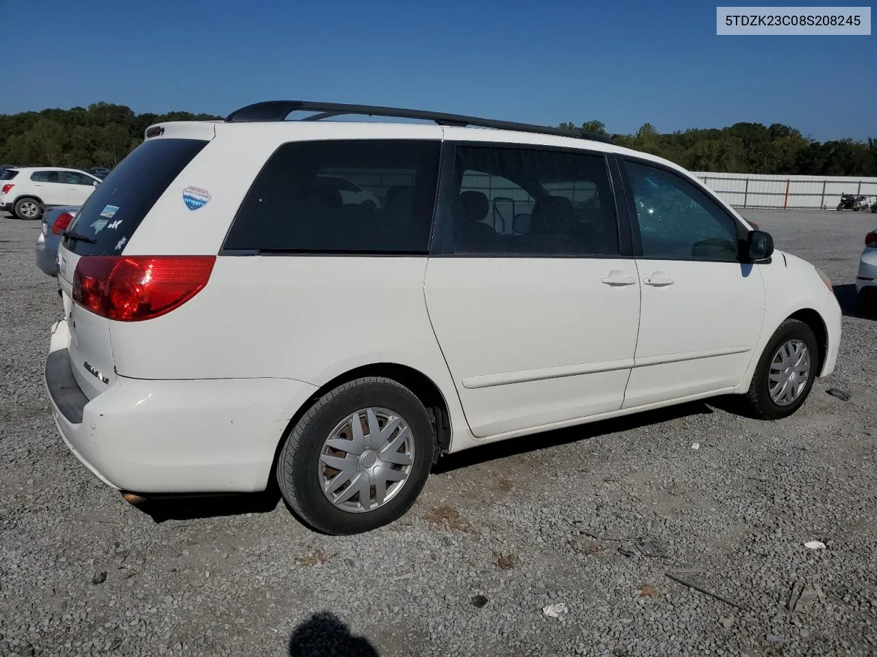 2008 Toyota Sienna Ce VIN: 5TDZK23C08S208245 Lot: 73965964