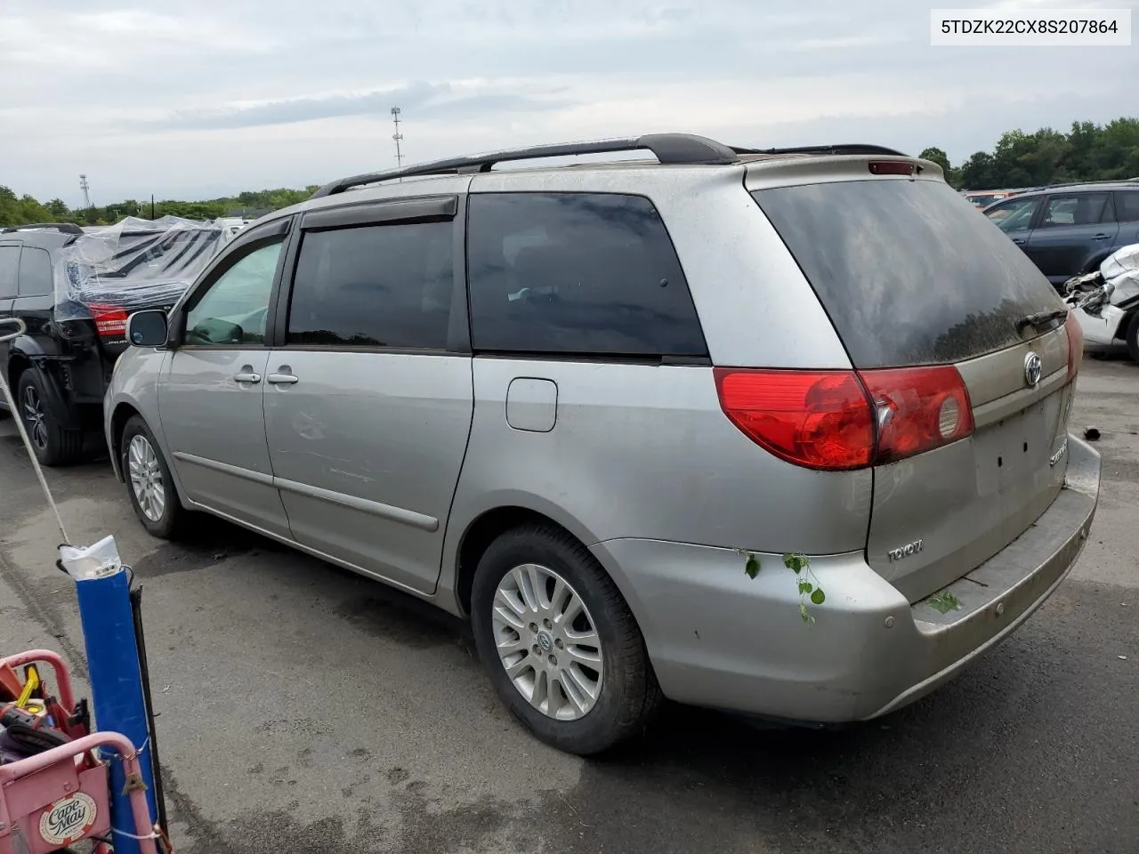 2008 Toyota Sienna Xle VIN: 5TDZK22CX8S207864 Lot: 74219394