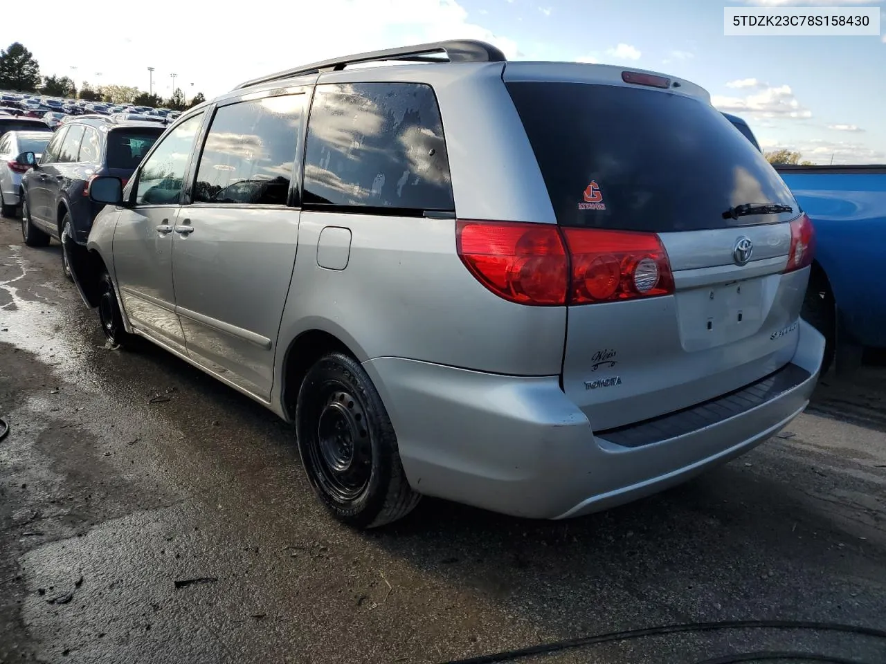 5TDZK23C78S158430 2008 Toyota Sienna Ce