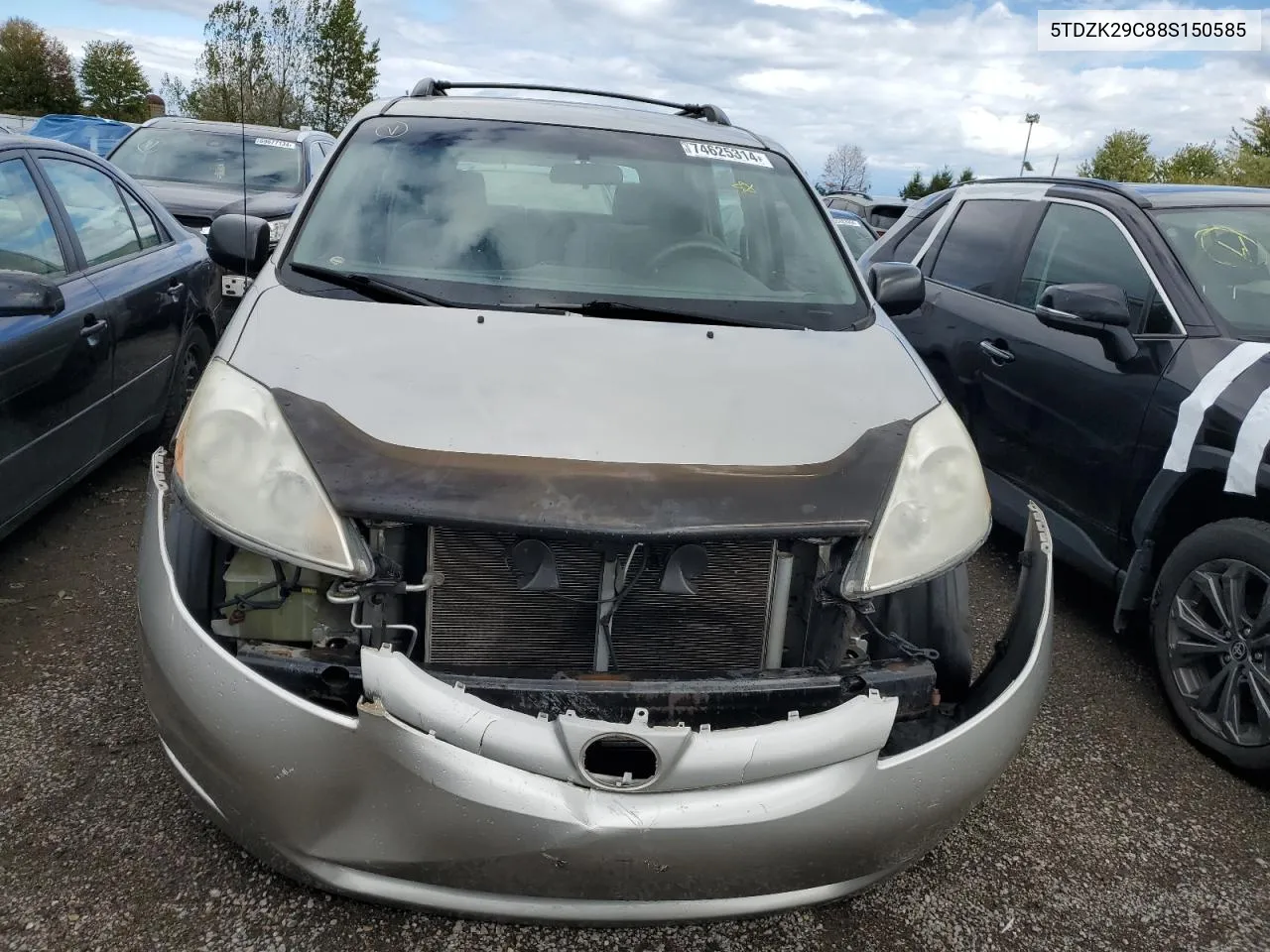 5TDZK29C88S150585 2008 Toyota Sienna Ce