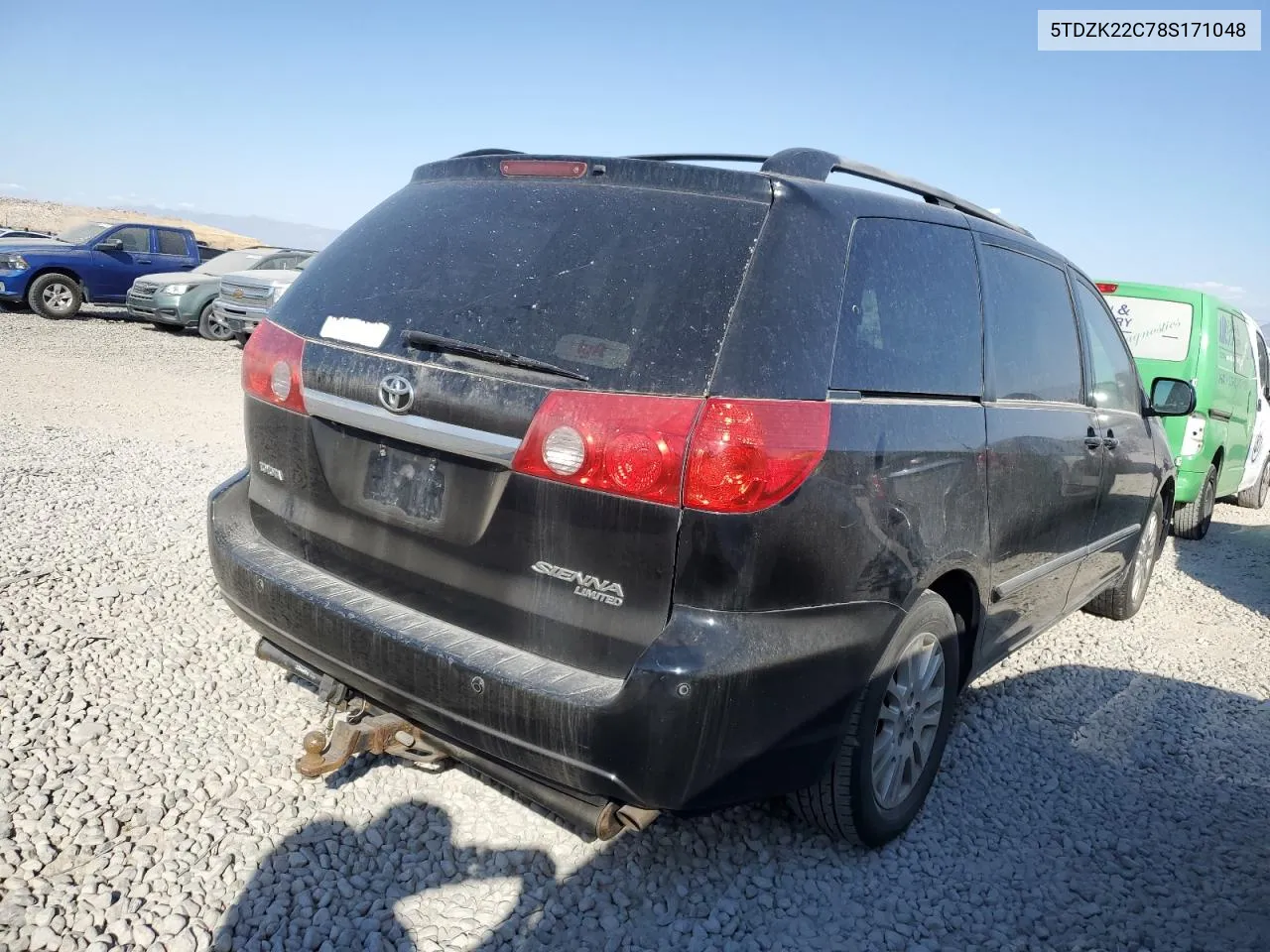 2008 Toyota Sienna Xle VIN: 5TDZK22C78S171048 Lot: 75447464