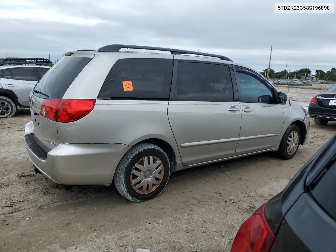 5TDZK23C58S196898 2008 Toyota Sienna Ce