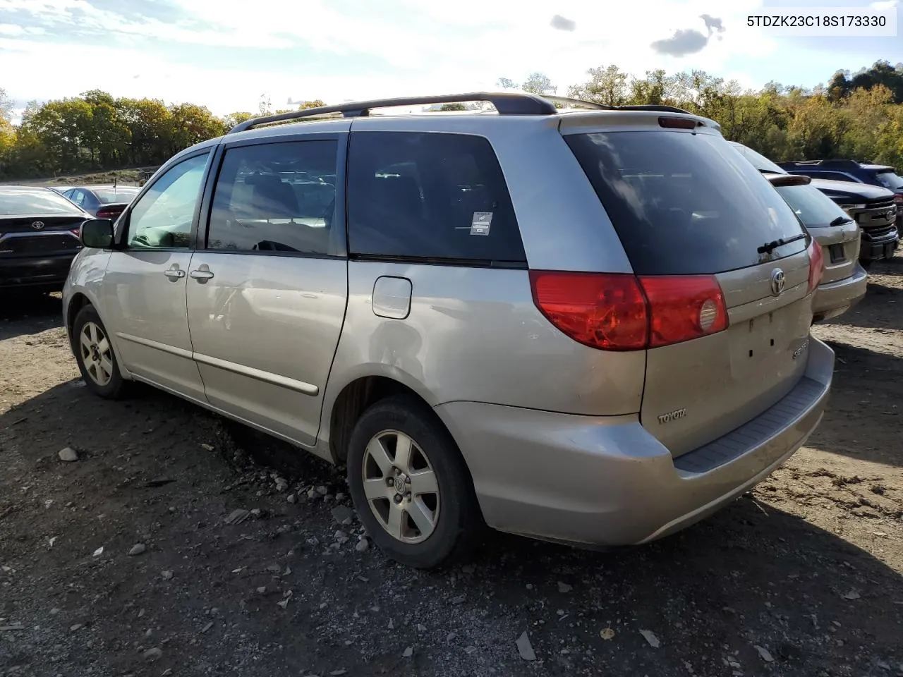 2008 Toyota Sienna Ce VIN: 5TDZK23C18S173330 Lot: 76264724