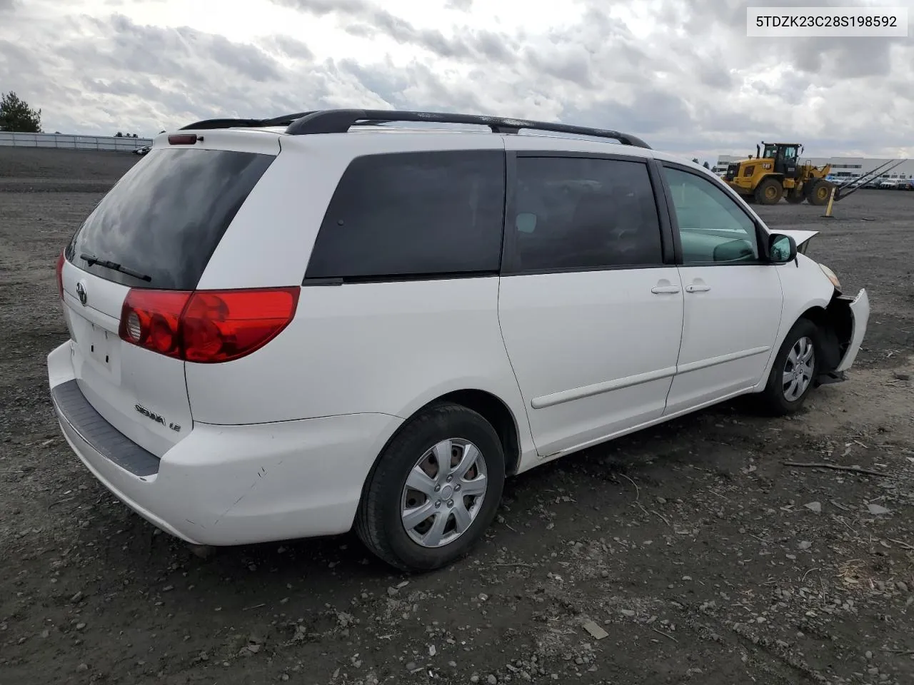 2008 Toyota Sienna Ce VIN: 5TDZK23C28S198592 Lot: 76354594