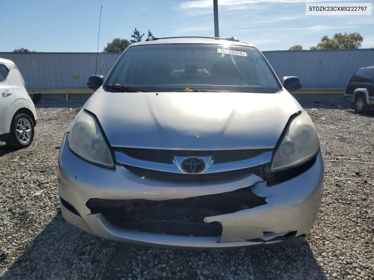 5TDZK23CX8S222797 2008 Toyota Sienna Ce