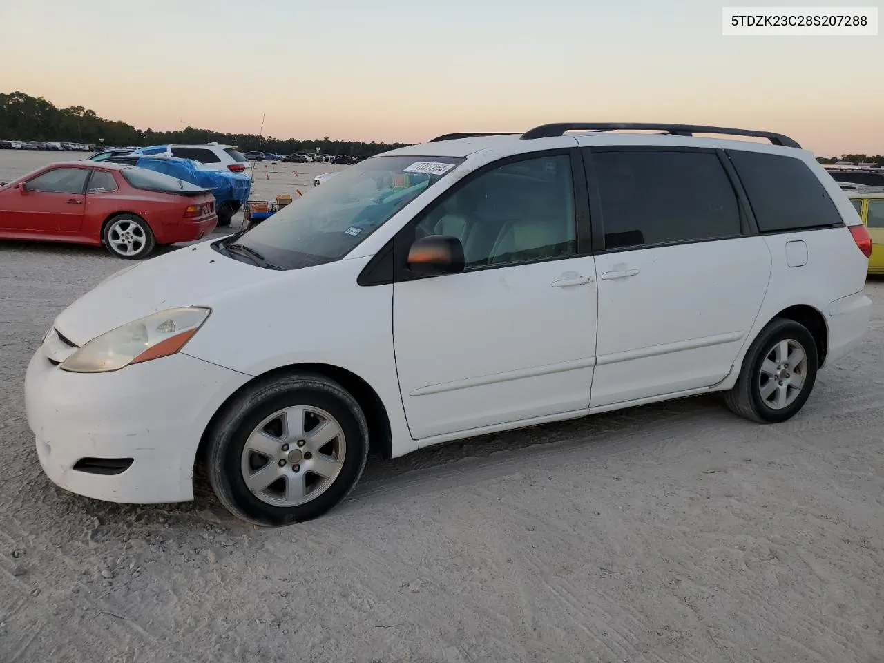 2008 Toyota Sienna Ce VIN: 5TDZK23C28S207288 Lot: 77327254