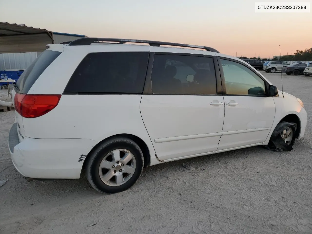 2008 Toyota Sienna Ce VIN: 5TDZK23C28S207288 Lot: 77327254