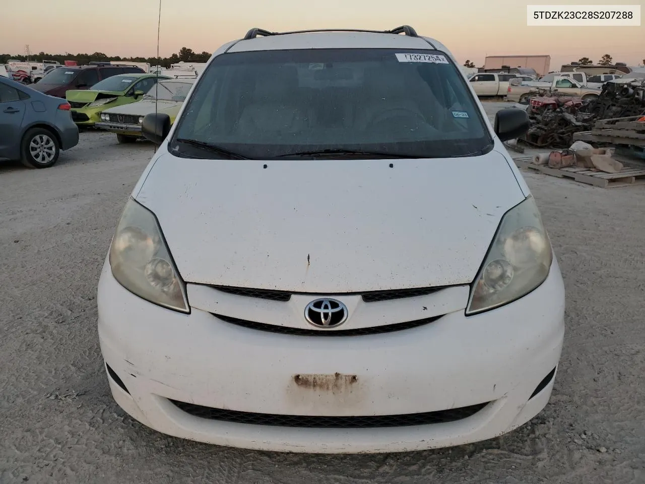 2008 Toyota Sienna Ce VIN: 5TDZK23C28S207288 Lot: 77327254