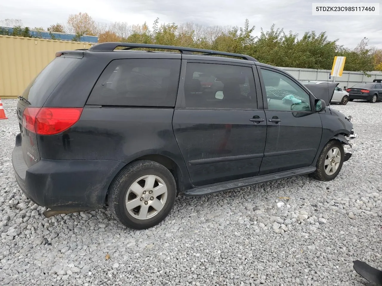 2008 Toyota Sienna Ce VIN: 5TDZK23C98S117460 Lot: 77565494