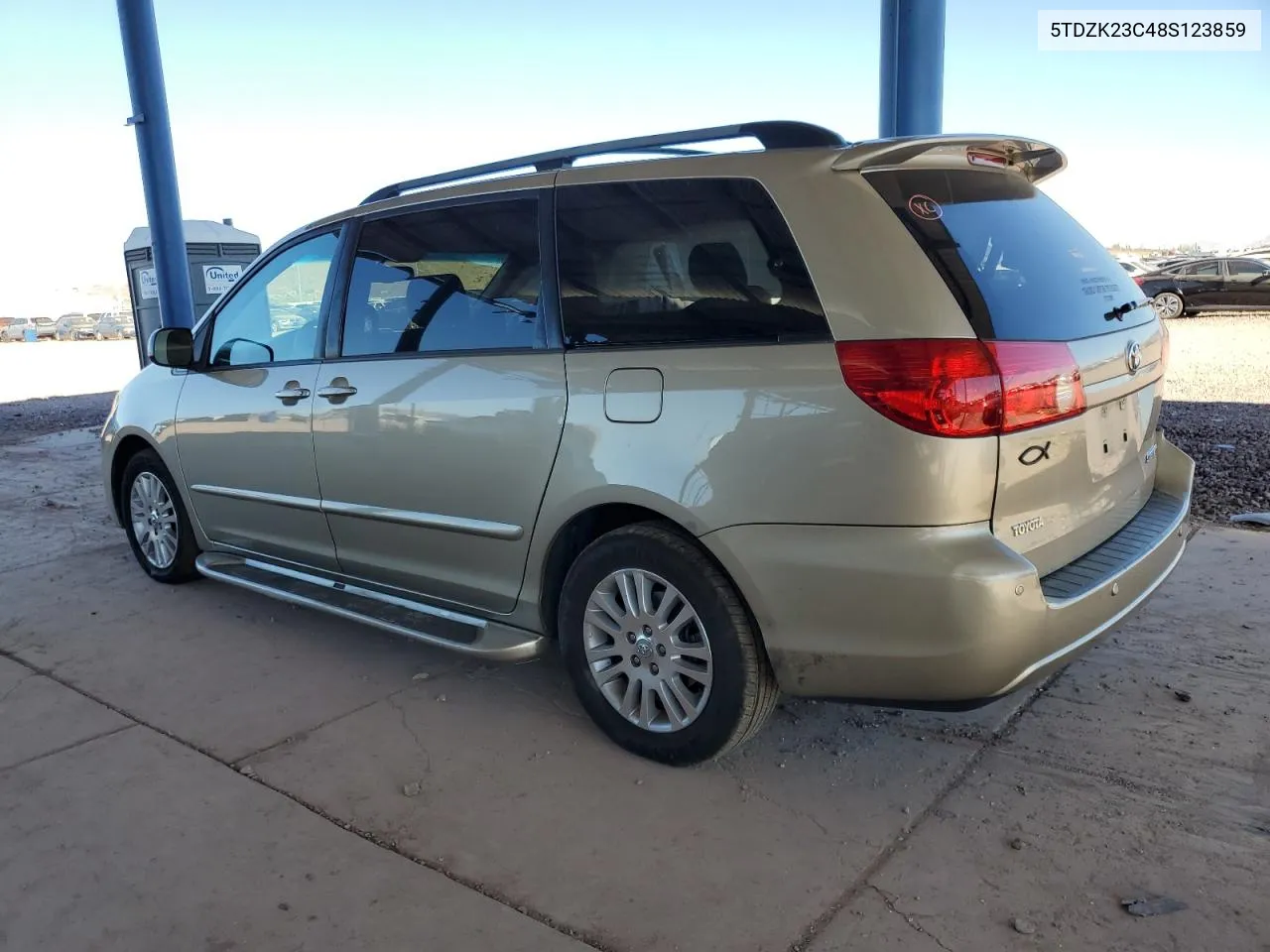 2008 Toyota Sienna Ce VIN: 5TDZK23C48S123859 Lot: 77798784