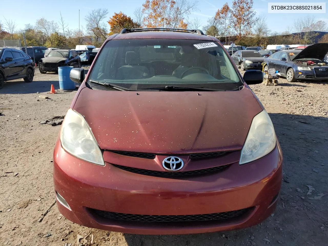 5TDBK23C88S021854 2008 Toyota Sienna Le