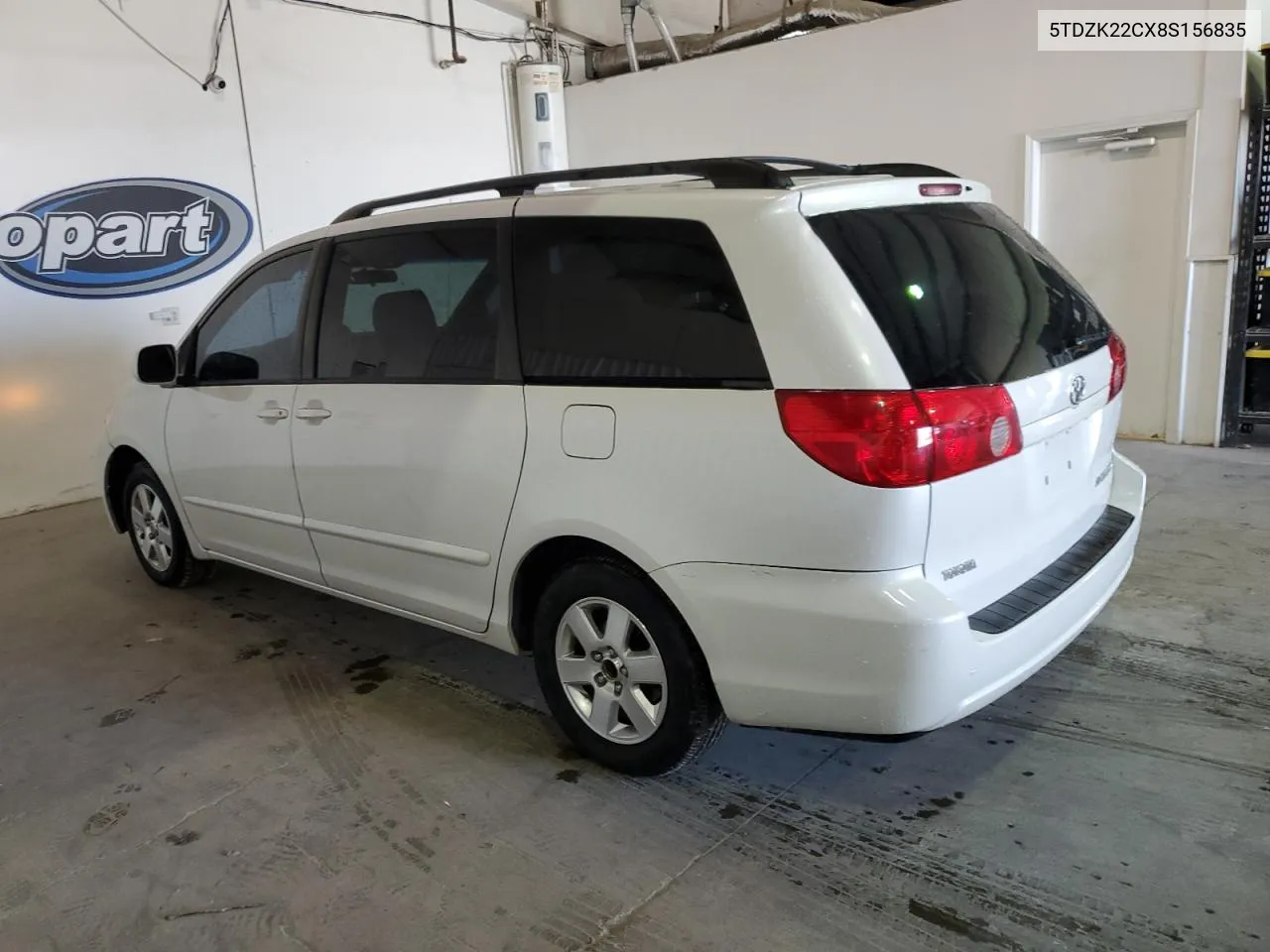 5TDZK22CX8S156835 2008 Toyota Sienna Xle