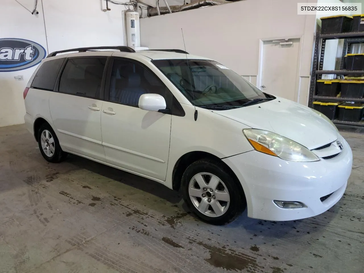 2008 Toyota Sienna Xle VIN: 5TDZK22CX8S156835 Lot: 77873914