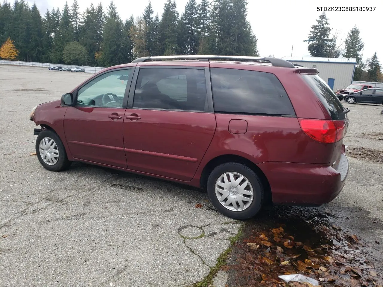 2008 Toyota Sienna Ce VIN: 5TDZK23C88S180937 Lot: 78315304