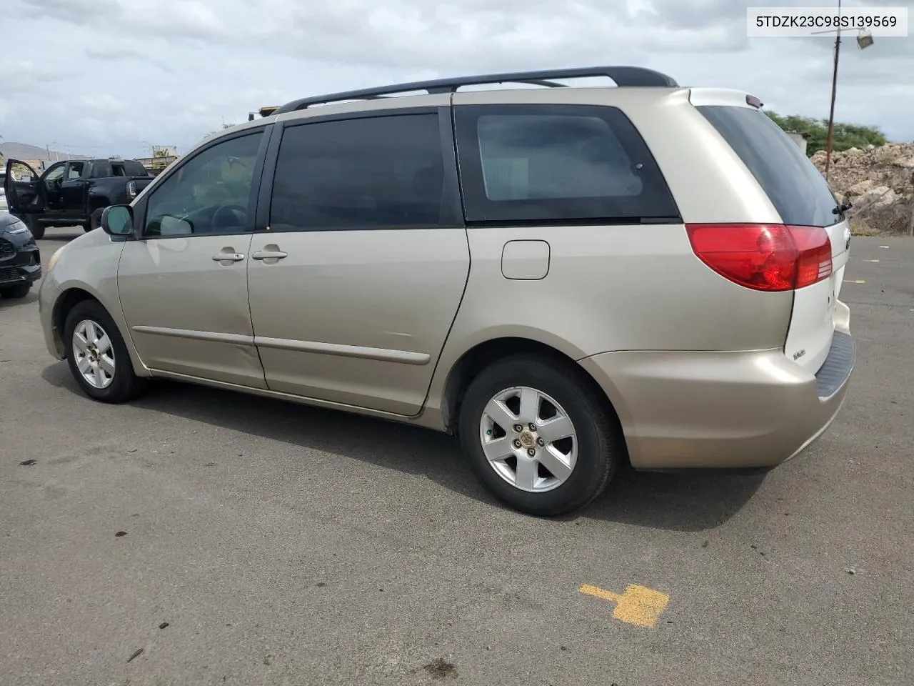 2008 Toyota Sienna Ce VIN: 5TDZK23C98S139569 Lot: 78333304