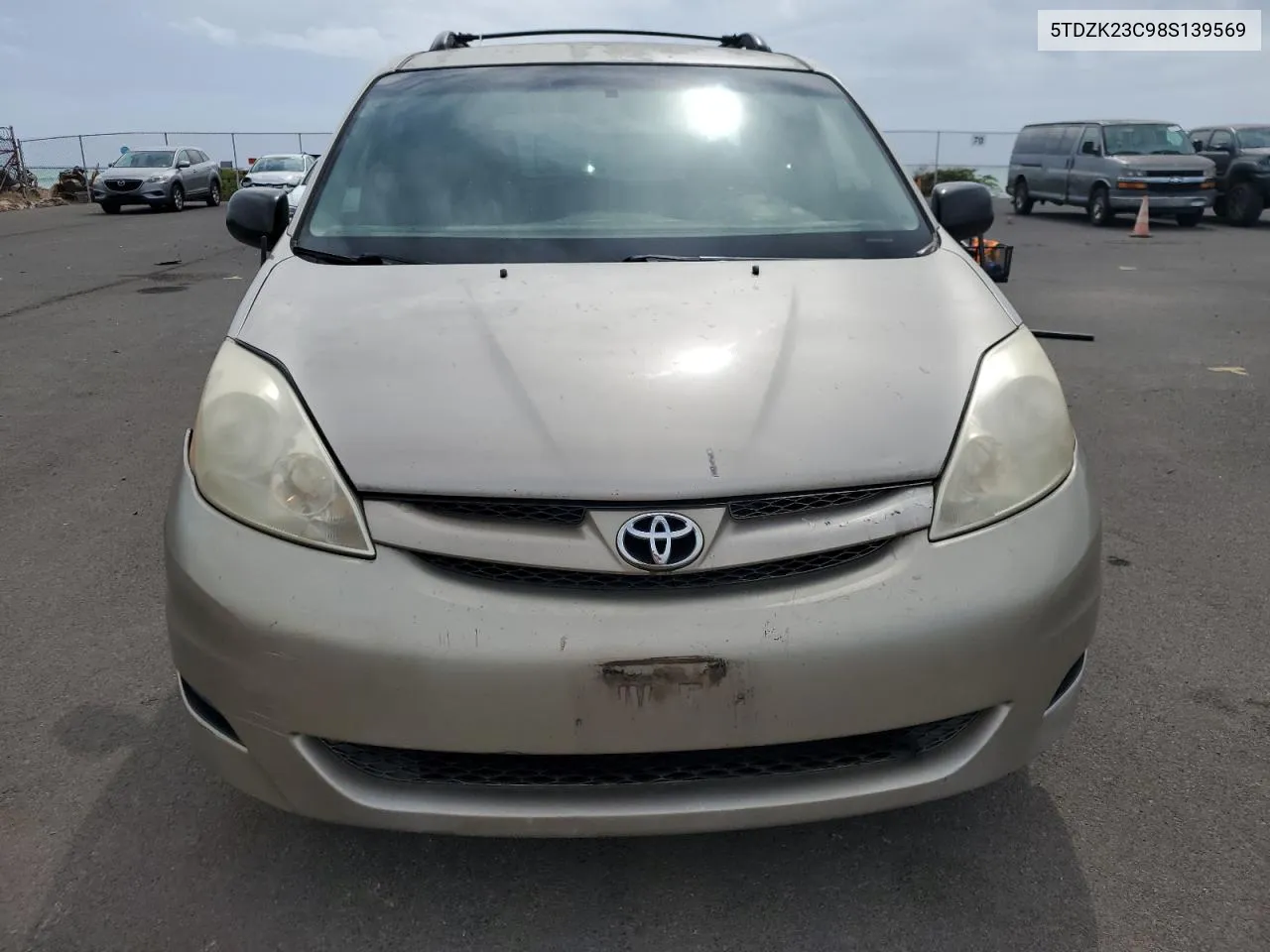 2008 Toyota Sienna Ce VIN: 5TDZK23C98S139569 Lot: 78333304