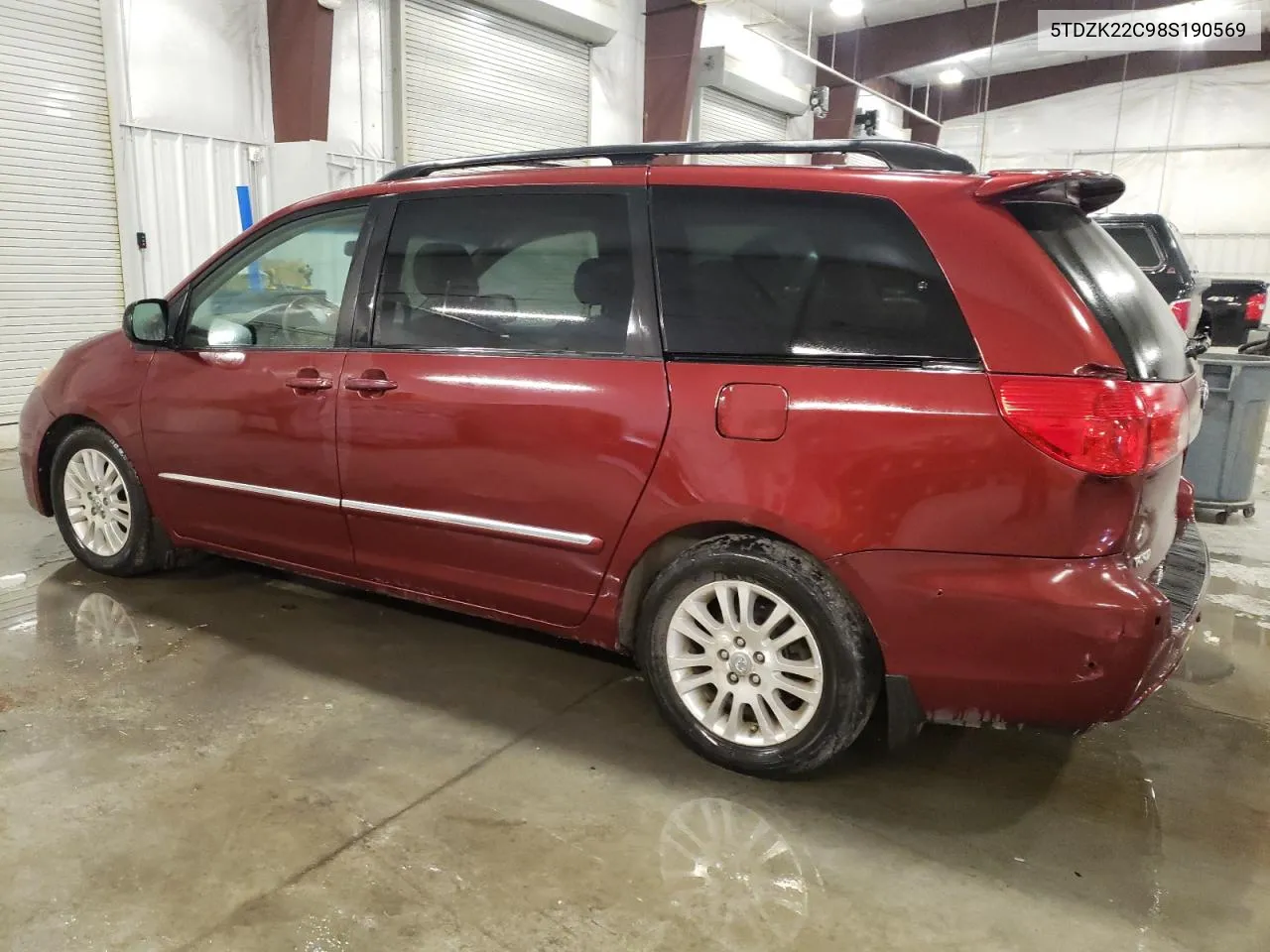 2008 Toyota Sienna Xle VIN: 5TDZK22C98S190569 Lot: 79093714